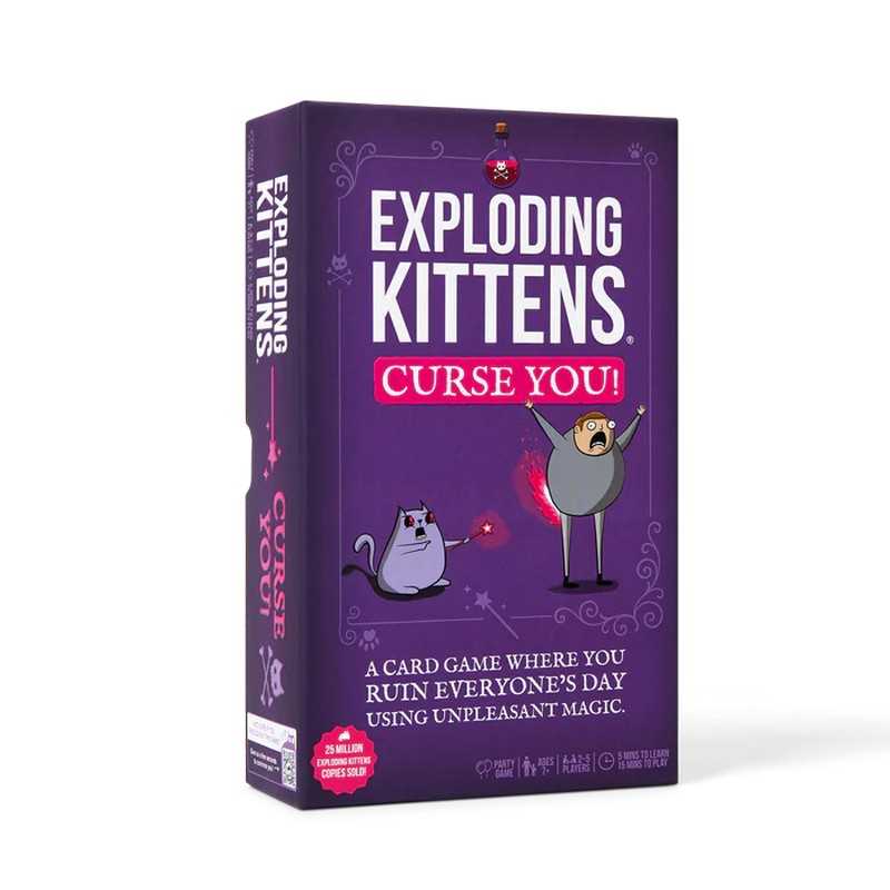 Exploding Kittens Curse You Card Game