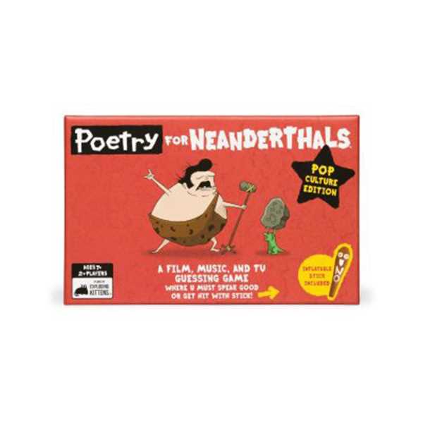Poetry for Neanderthals Pop Culture Edition Board Game by Exploding Kittens 1