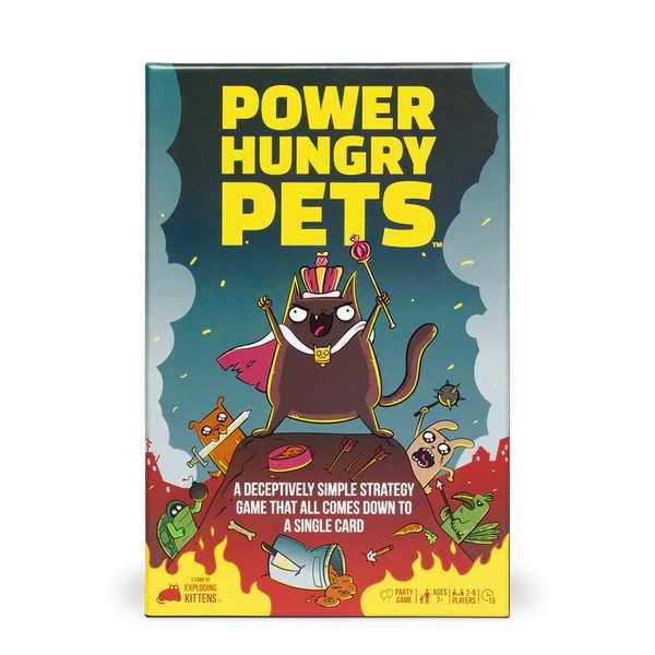 Power Hungry Pets Board Game by Exploding Kittens 1