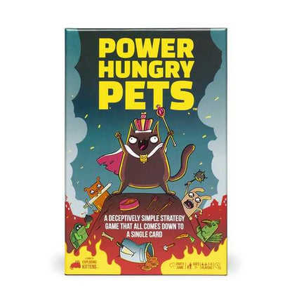 Power Hungry Pets Board Game by Exploding Kittens 1
