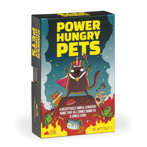 Power Hungry Pets Board Game by Exploding Kittens 2