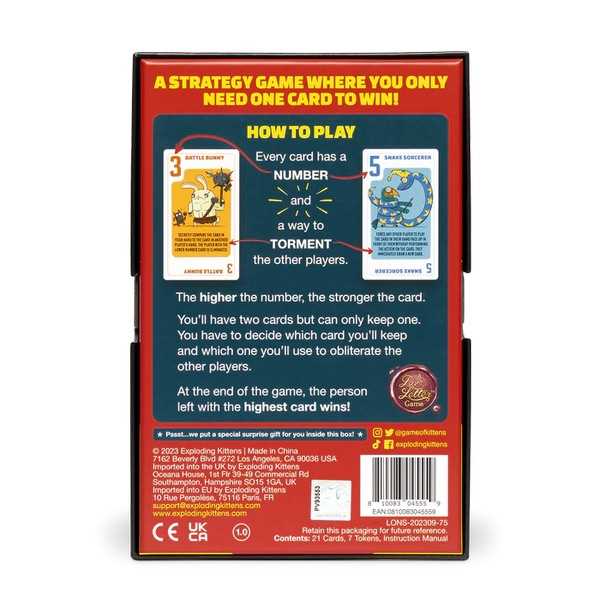 Power Hungry Pets Board Game by Exploding Kittens 3