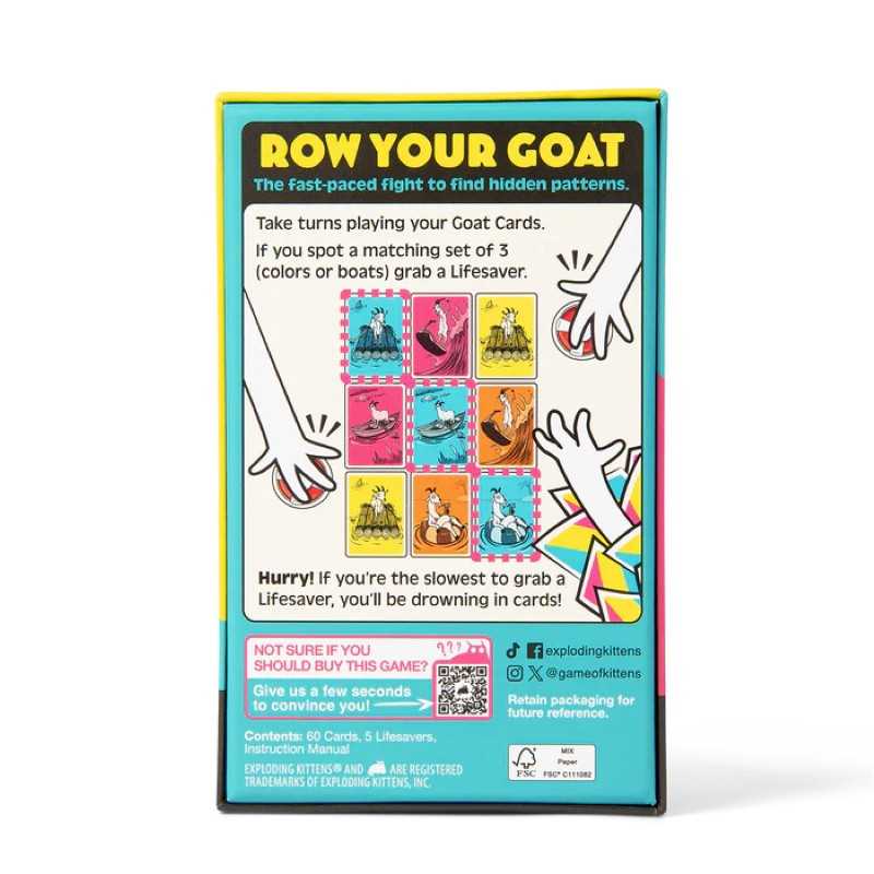 Row Your Goat Card Game