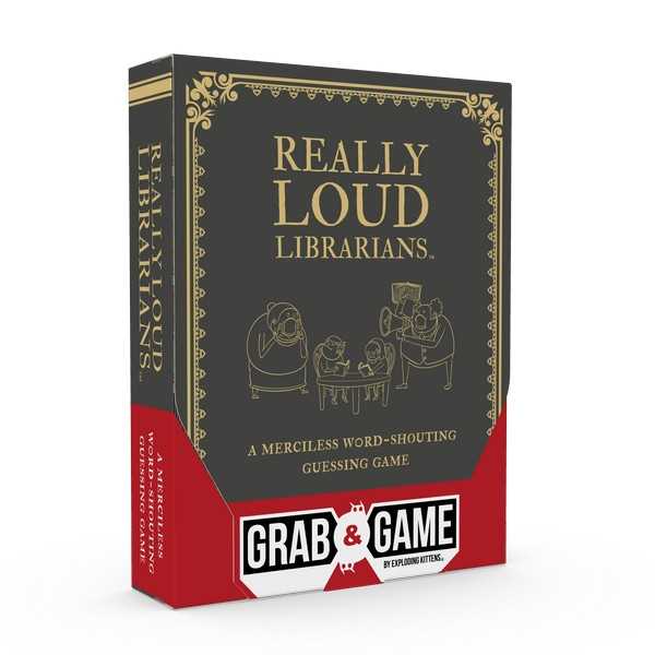 Grab and Game Really Loud Librarians Board Game by Exploding Kittens 1