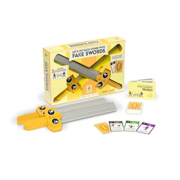 Lets Hit Each Other With Fake Swords Large Box Board Game by Exploding Kittens 2