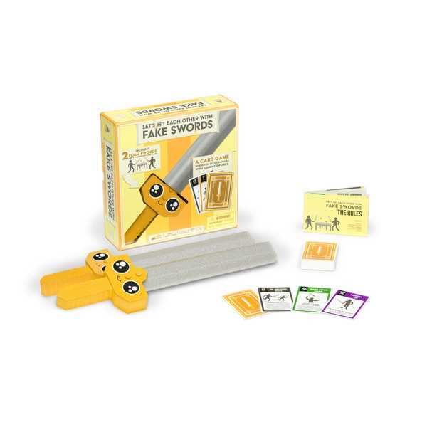 Lets Hit Each Other With Fake Swords Small Box Board Game by Exploding Kittens 2
