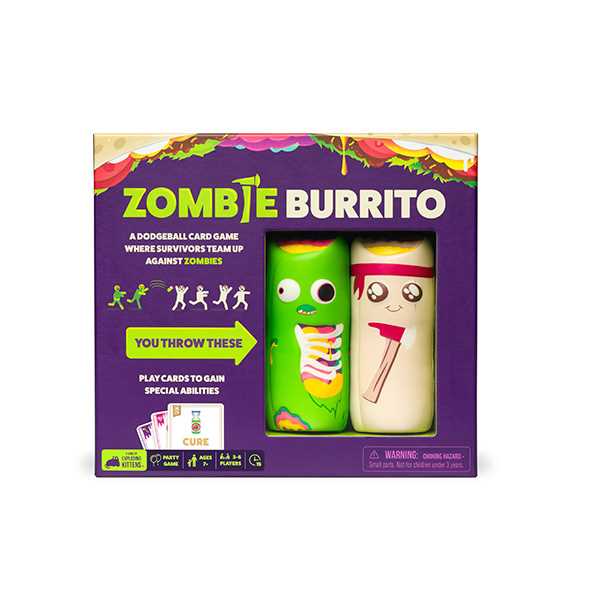Zombie Burrito Board Game by Exploding Kittens 1