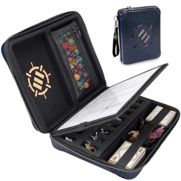 Tabletop Rpgs RPG Organizer Case Collectors Edition Blue Binder 1