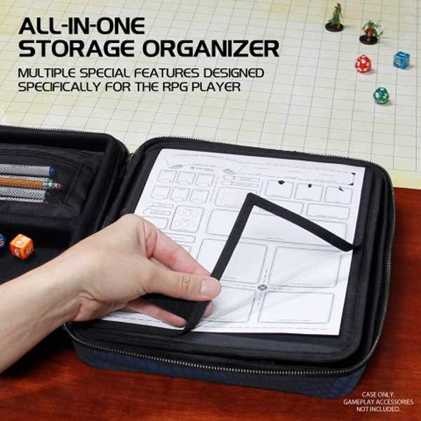 Tabletop Rpgs RPG Organizer Case Collectors Edition Blue Binder 2