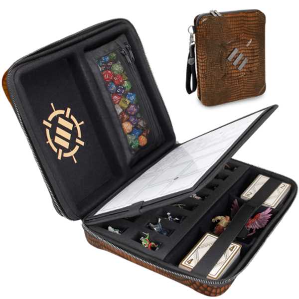 Enhance Tabletop RPGs RPG Organizer Case Collector's Edition (Brown)