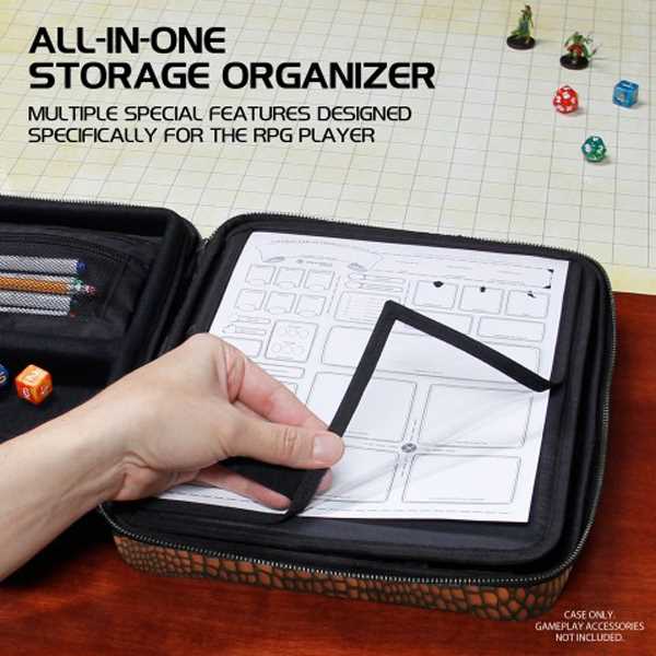 Enhance Tabletop RPGs RPG Organizer Case Collector's Edition (Brown)