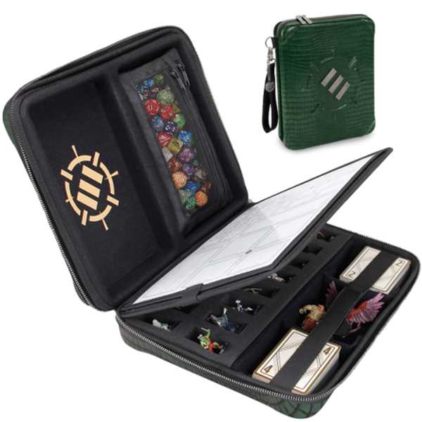 Tabletop Rpgs RPG Organizer Case Collectors Edition Green Binder 1