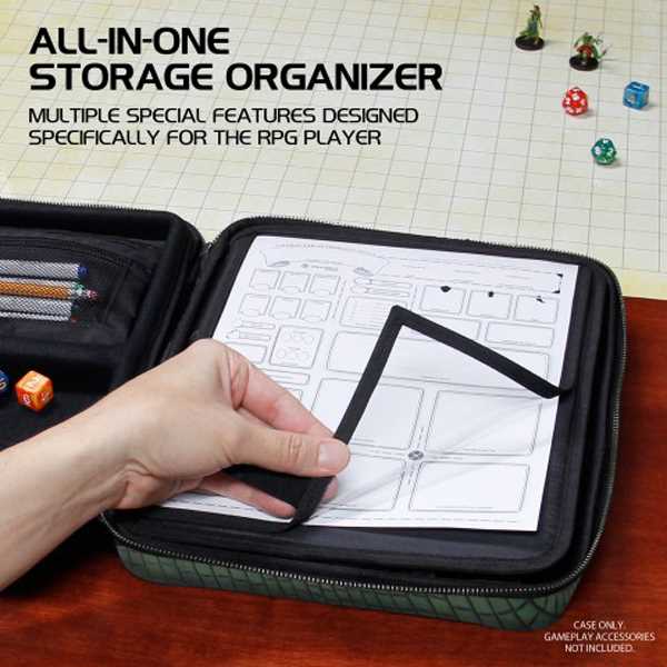 Enhance Tabletop RPGs RPG Organizer Case Collector's Edition (Green)