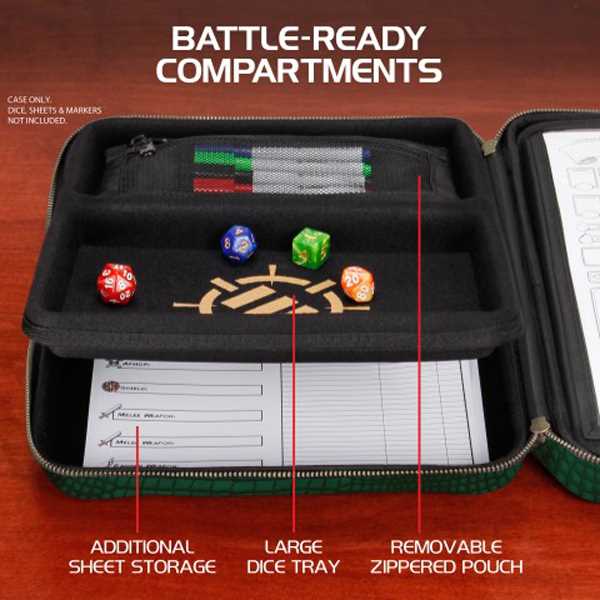 Enhance Tabletop RPGs RPG Organizer Case Collector's Edition (Green)