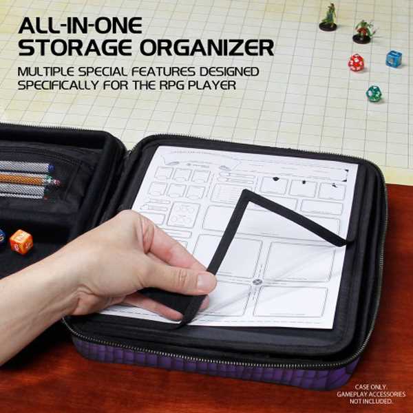 Tabletop Rpgs RPG Organizer Case Collectors Edition Purple Binder 2