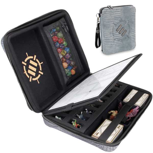 Enhance Tabletop RPGs RPG Organizer Case Collector's Edition (Silver)