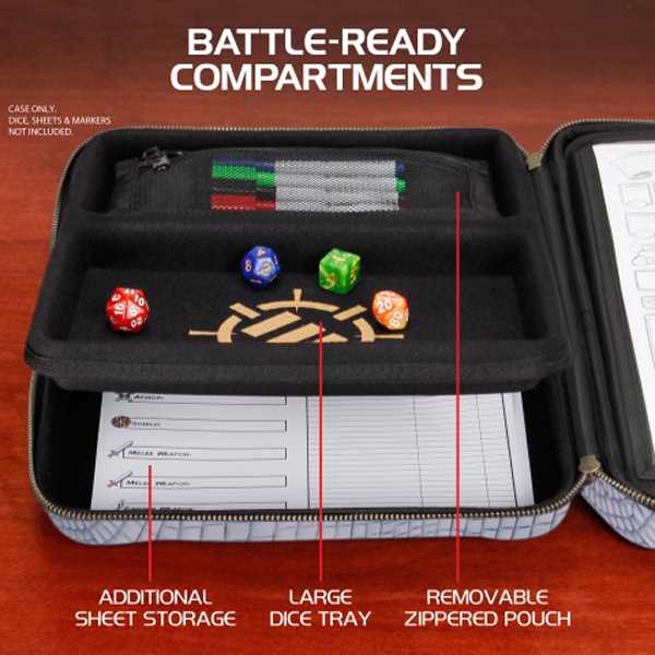 Tabletop Rpgs RPG Organizer Case Collectors Edition Silver Binder 3