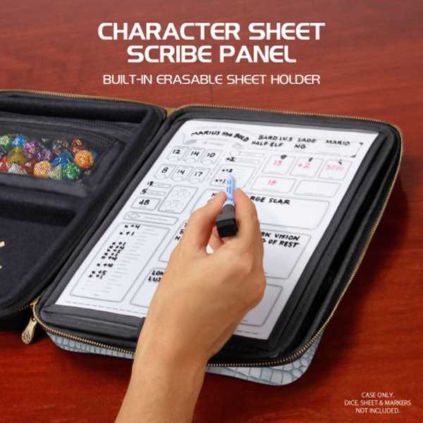 Tabletop Rpgs RPG Organizer Case Collectors Edition Silver Binder 4