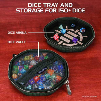 Tabletop Rpgs Dice Tray and Case Collectors Edition Green Dice Set 2