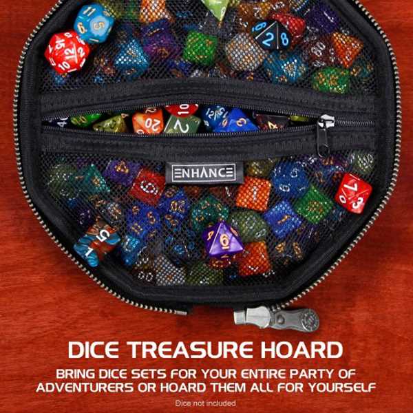 Tabletop Rpgs Dice Tray and Case Collectors Edition Green Dice Set 3