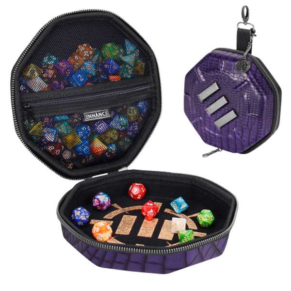 Enhance Tabletop RPGs Dice Tray & Case Collector's Edition (Purple)