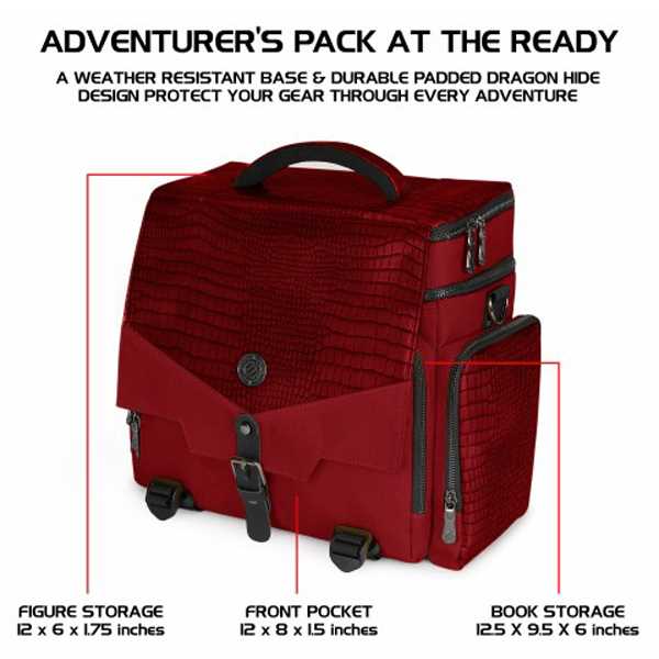 Enhance Tabletop RPGs RPG Adventurer's Bag Collector's Edition (Red)