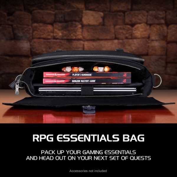 Enhance Tabletop RPGs Player's Essentials Bag Collector Edition (Black)