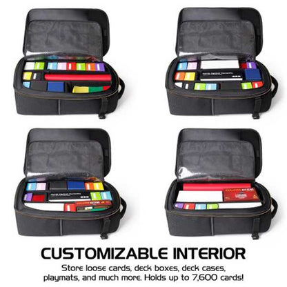 Trading Card Games Trading Card Backpack Black Playmat by Enhance 6