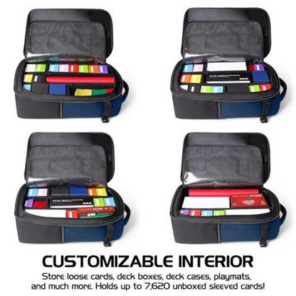 TCG Trading Card Backpack Collectors Edition Blue Playmat by Enhance 6