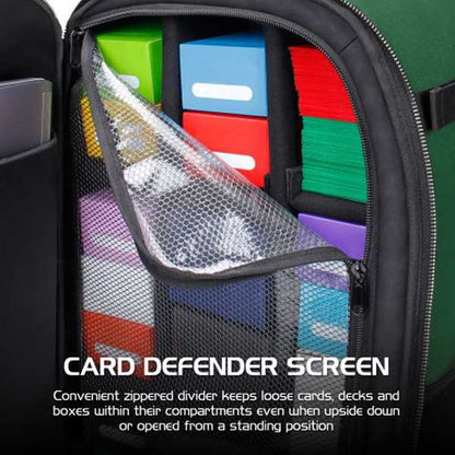 TCG Trading Card Backpack Collectors Edition Green Playmat by Enhance 5