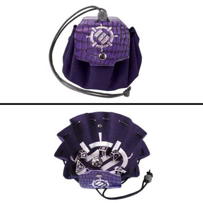 Tabletop Rpgs Collectors Edition 7PC Enamel Dice Set with Drawstring Pouch Purple 3