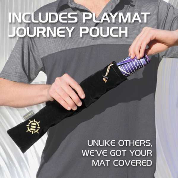 TCG Playmat with Stitched Edges and Drawstring Pouch Stars Playmat 4