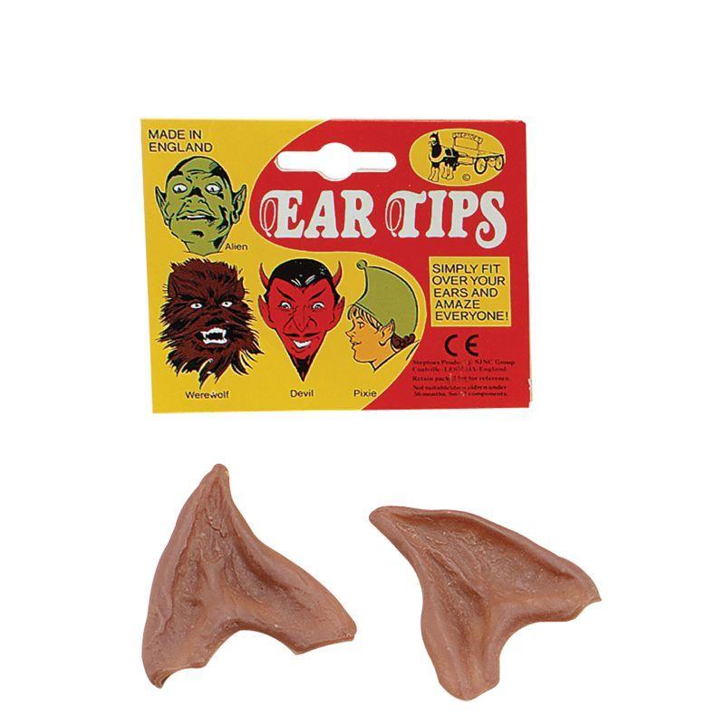 Ear Tips Vinyl Brown Miscellaneous Disguises Unisex 1