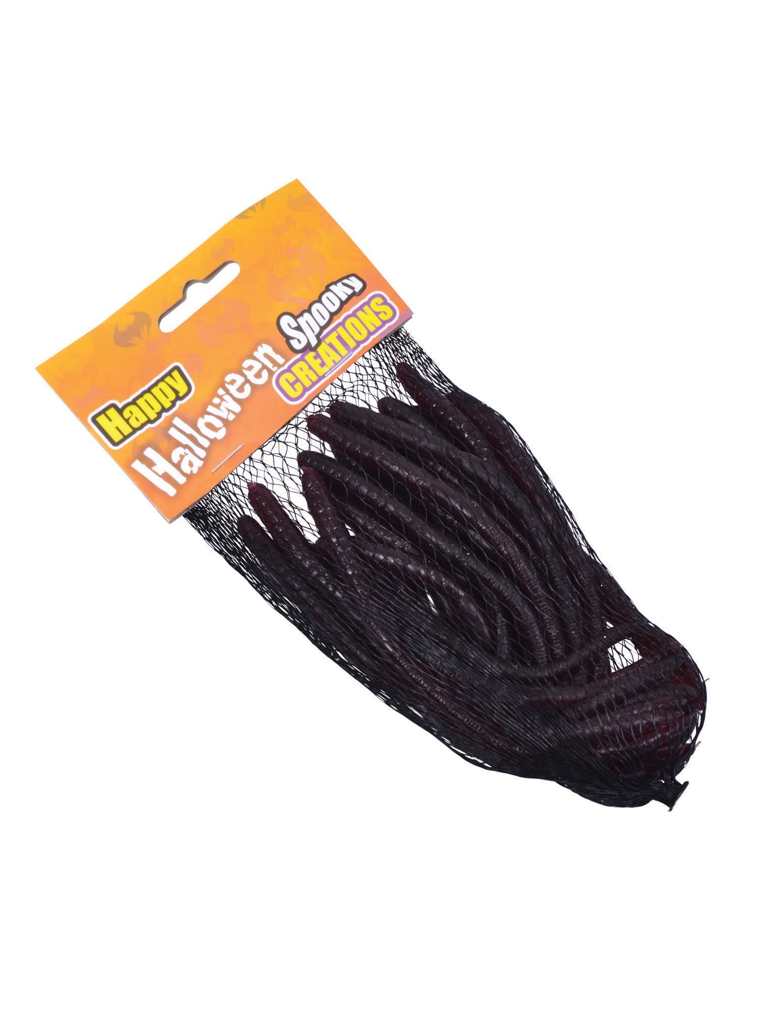 Earthworms Rubber Prank Halloween Prop 20 Pack 2