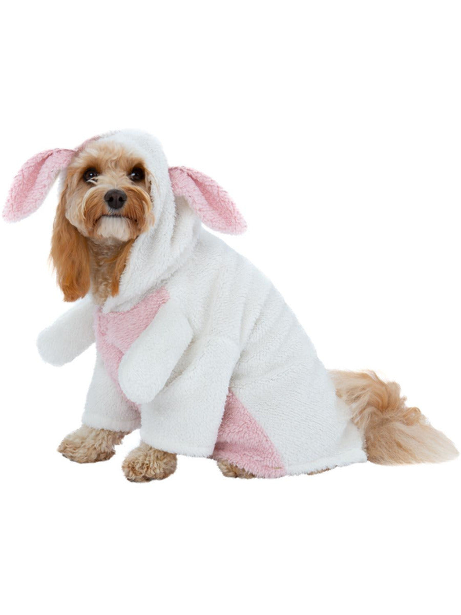 Easter Bunny Dog Costume White And Pink Pet Accessory 2