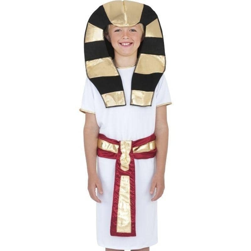 Egyptian Costume Kids White Red Gold 1