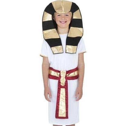 Egyptian Costume Kids White Red Gold 1