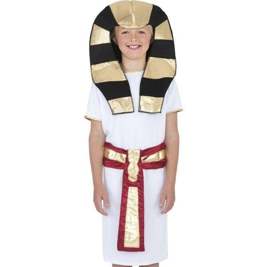 Egyptian Costume Kids White Red Gold 1