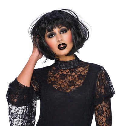 Elegant Bob Black Wig for Women 3