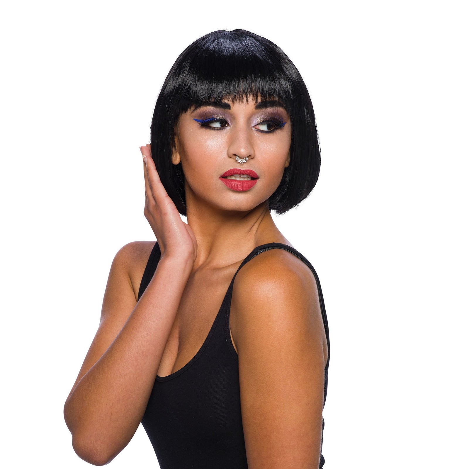 Elegant Bob Black Wig for Women 1