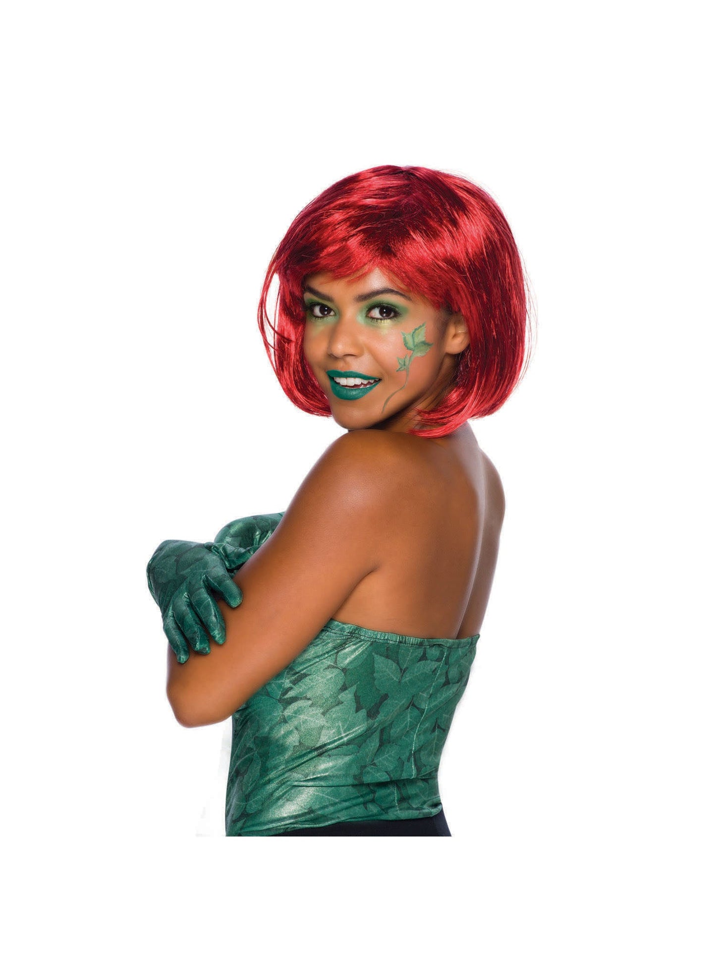 Elegant Red Bob Wig for Women 3