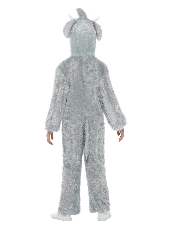 Elephant Costume Kids Grey Jumpsuit with Hood 5