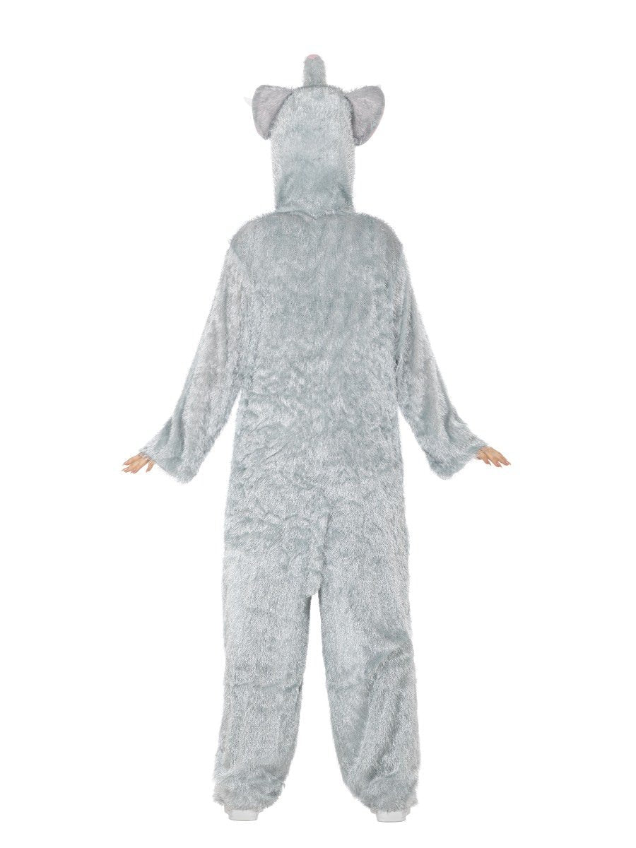 Elephant Costume Adult Grey Jumpsuit with Hood_5
