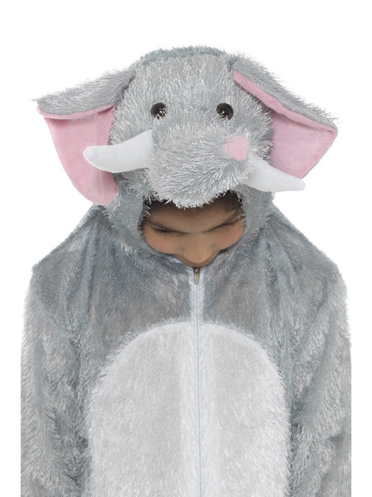 Elephant Costume Kids Grey White Jumpsuit 2