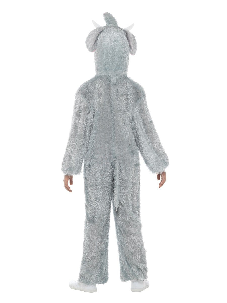 Elephant Costume Kids Grey White Jumpsuit 3