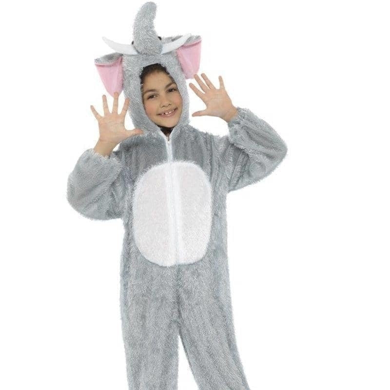 Elephant Costume Kids Grey White 1