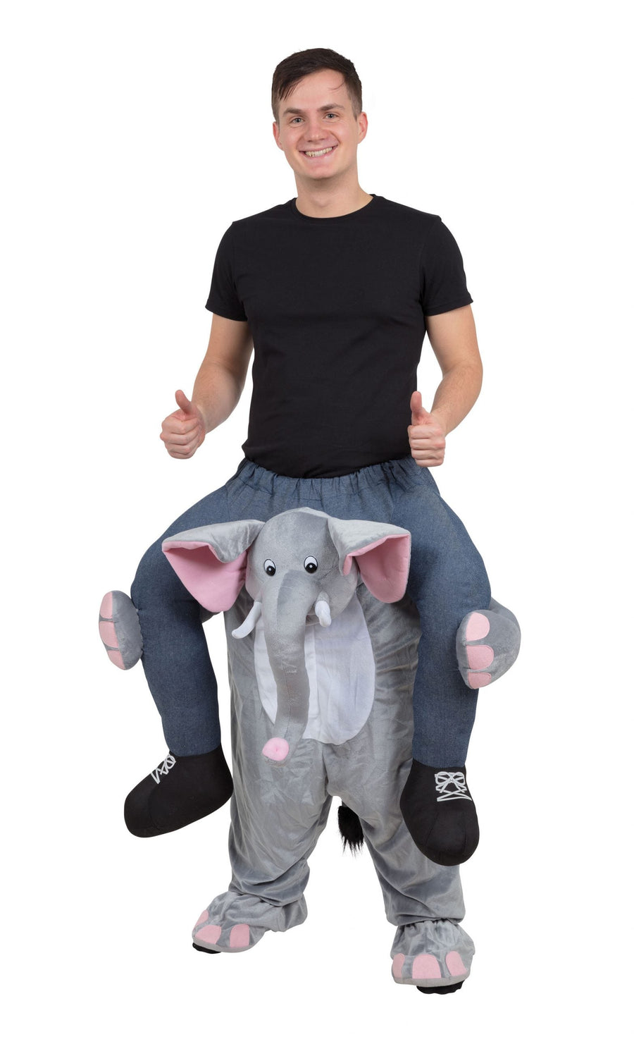 Elephant Piggy Back Costume Adult Fits Up Waist Size 38" 40"_1