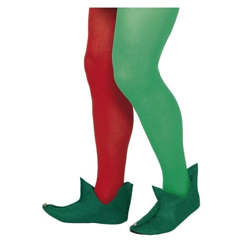 Elf Boots Adult Green Xmas Costume Accessory 2