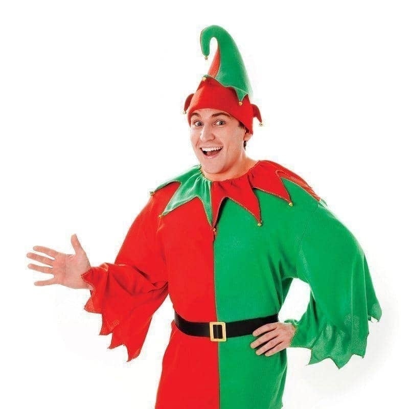 Elf Santas Helper Adult Costume 5