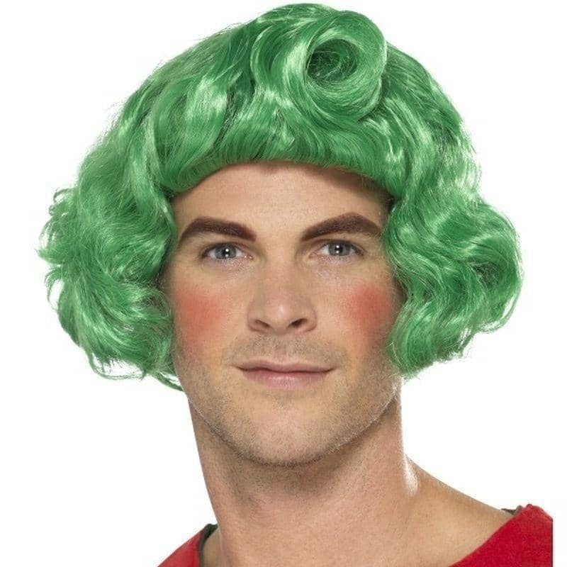 Elf Wig Adult Green Oompa Loompa 1
